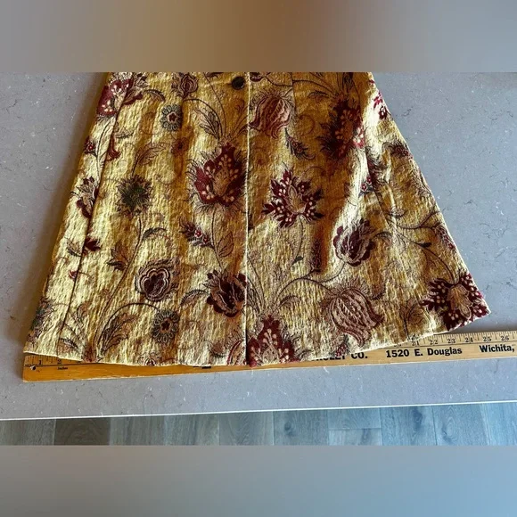 CAbi Fall Floral Coat vintage size 6 - Picture 12 of 13